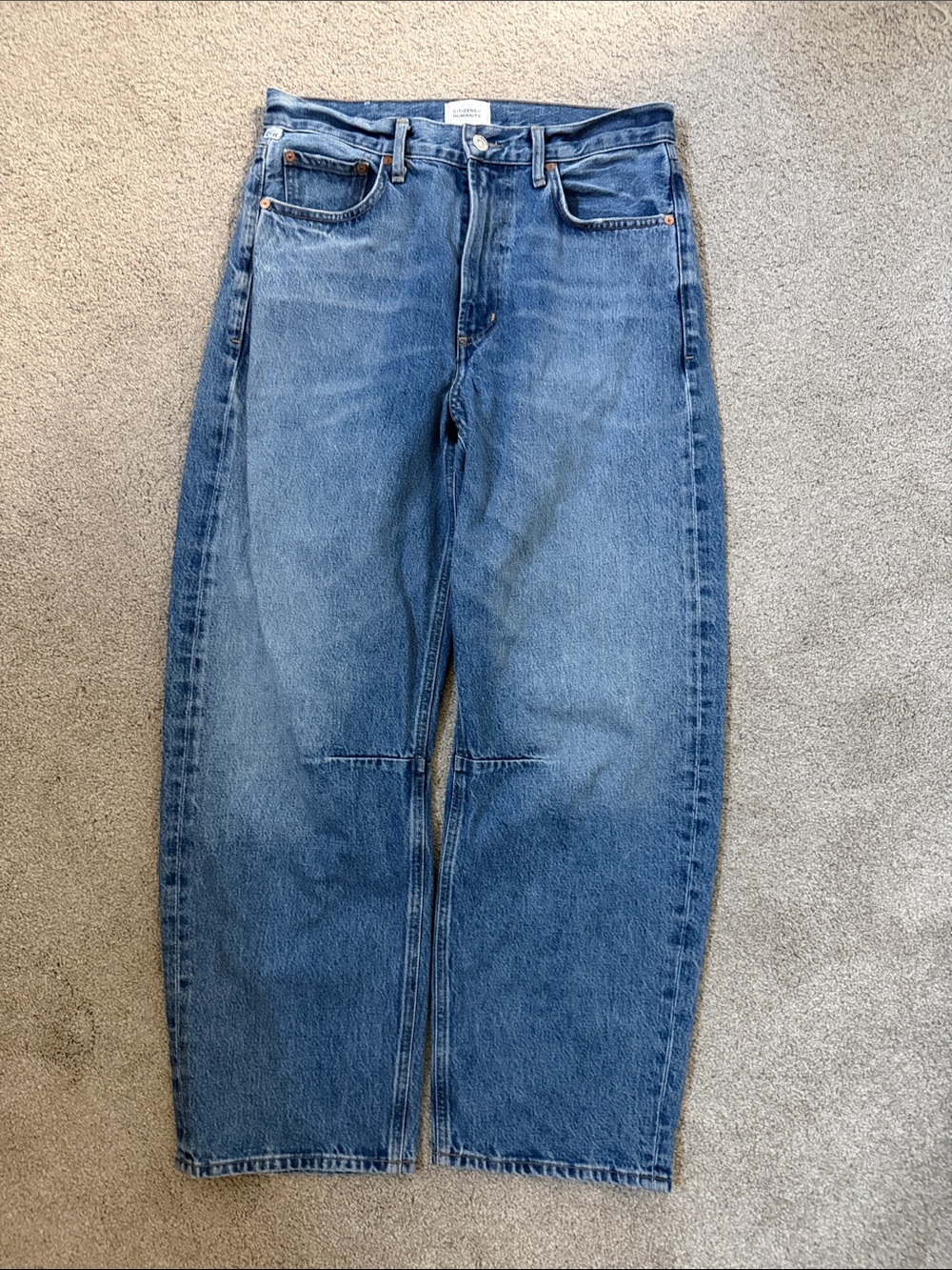 Citizens Of Humanity Vintage Blue Barrel-Leg Miro Jeans